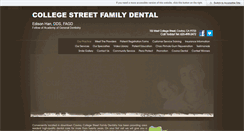 Desktop Screenshot of collegestreetfamilydental.com